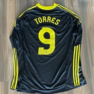 TORRES #9 LIVERPOOL 10/11 THIRD RARE LS SOCCER JERSEY SHIRT XL 100% AUTHENTIC